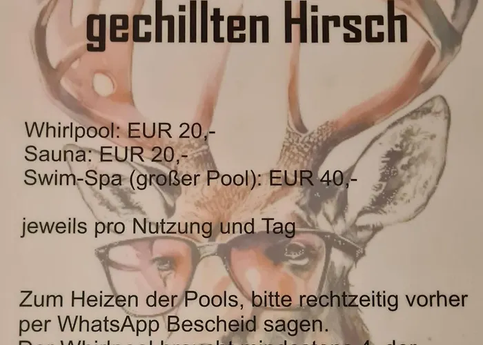 Waldhaus Zum Gechillten Hirsch In Der Natur, Bei Der Moseltherme Appartement